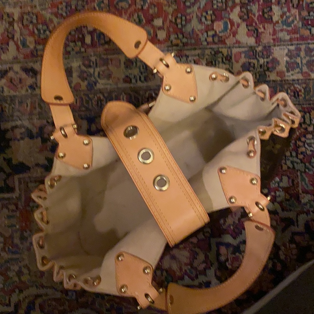 RARE LIMITED EDITION LOUIS VUITTON THEDA HANDBAG MONOGRAM LV 2003 AUTHENTIC - Picture 14 of 16